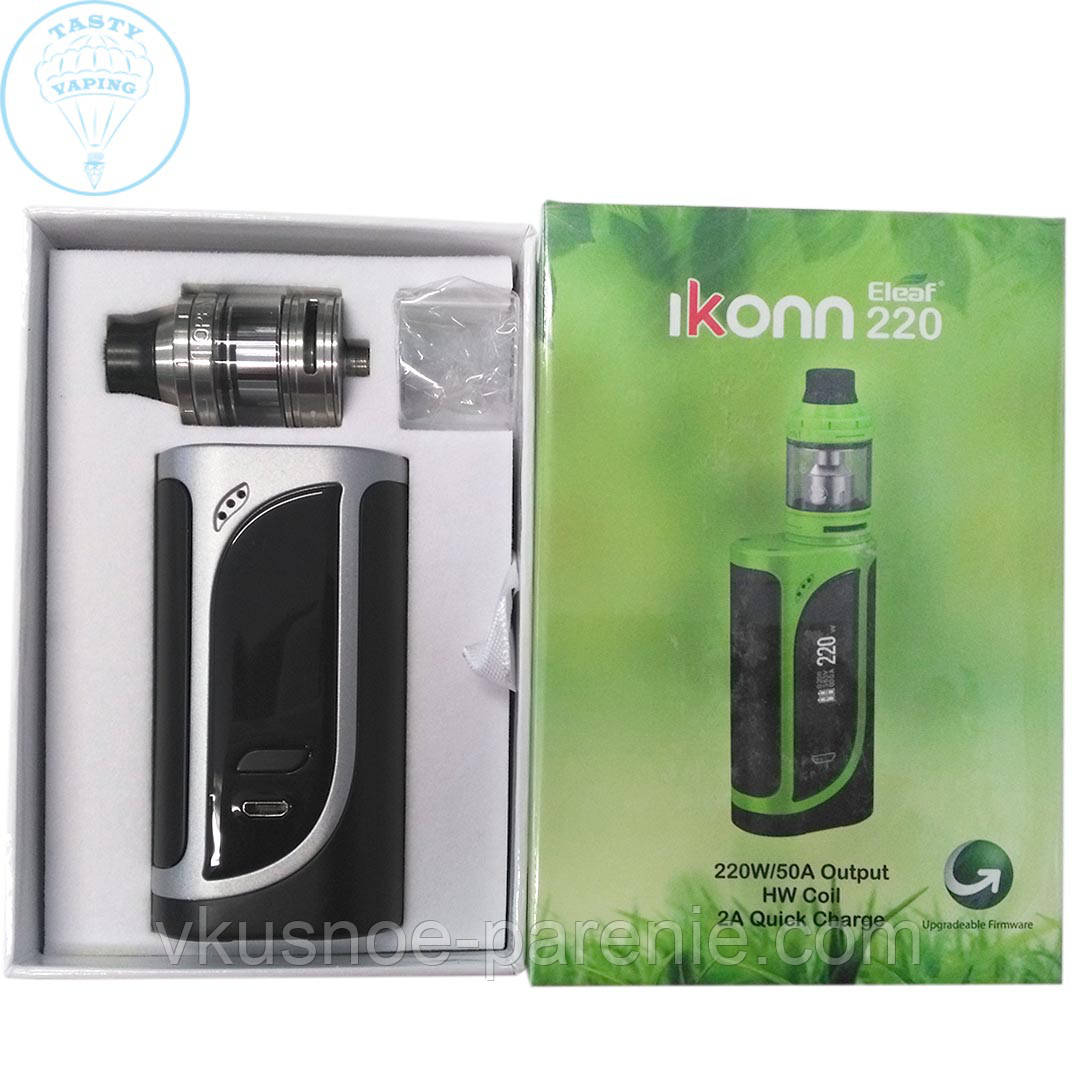 Набор Eleaf iKonn 220w + Ello 25 Silver Black
