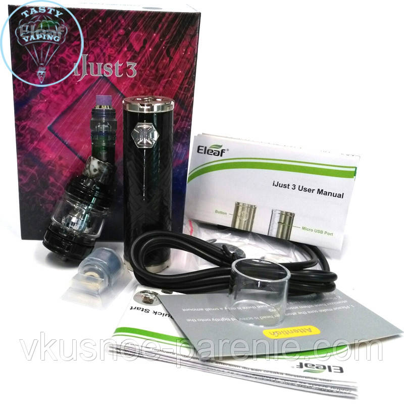 Eleaf iJust&nbsp;3 3000 mAh + Ello Duro оригінал чорний