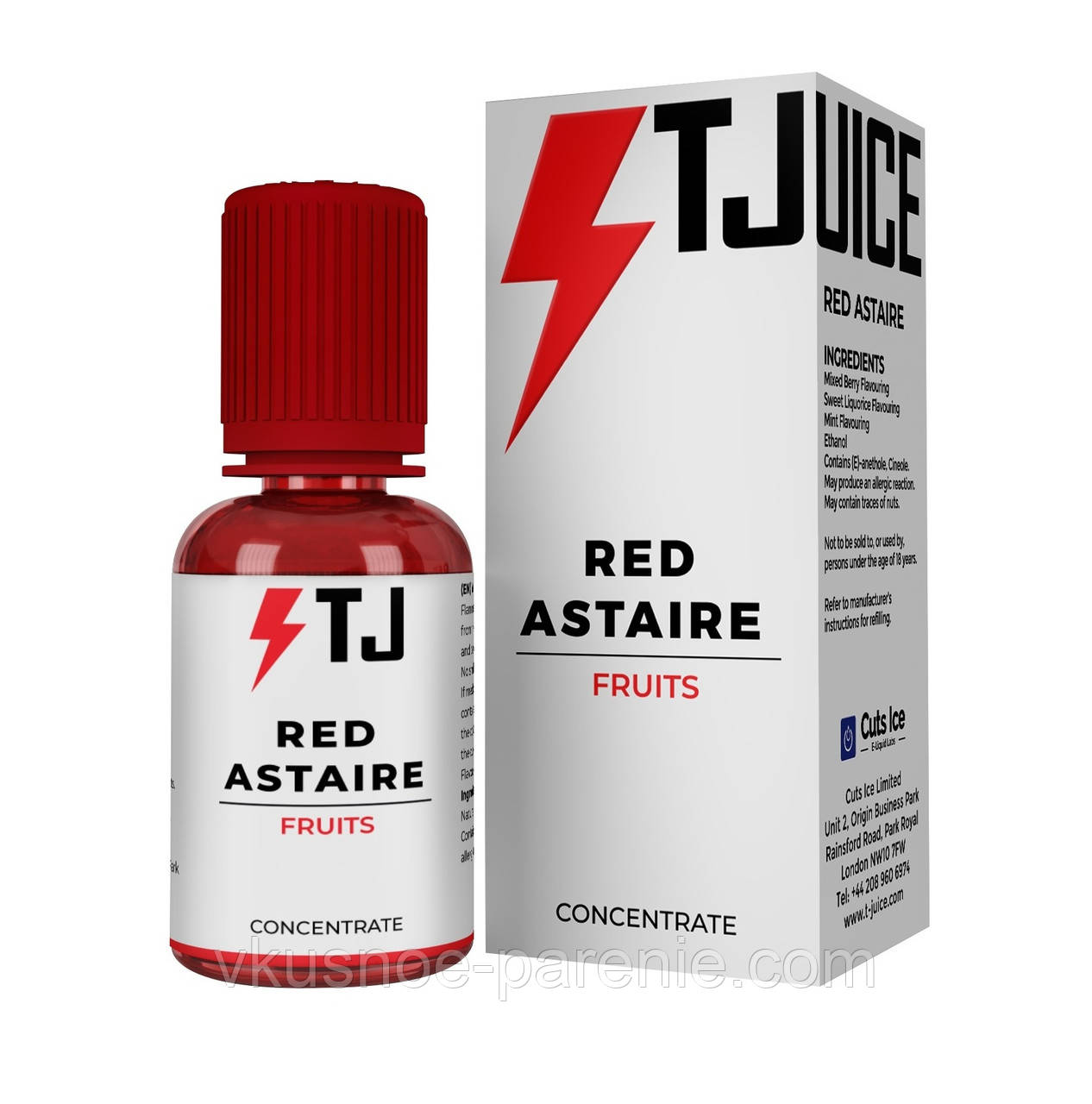 Ароматизатор T-juice Red Astaire Concentrate 30 мл (Брусничний морс)