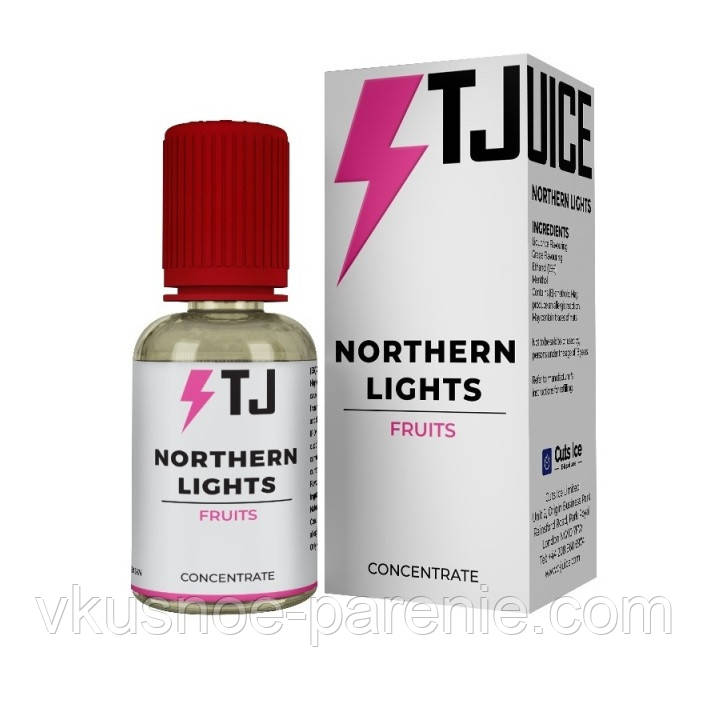 Ароматизатор T-juice Northern Lights Concentrate 30 мл (Виноград Лакриця Ментол)