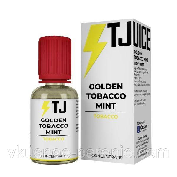 Ароматизатор T-juice Golden Tobacco Mint Concentrate 30 мл (Тютюн із м'ятою)