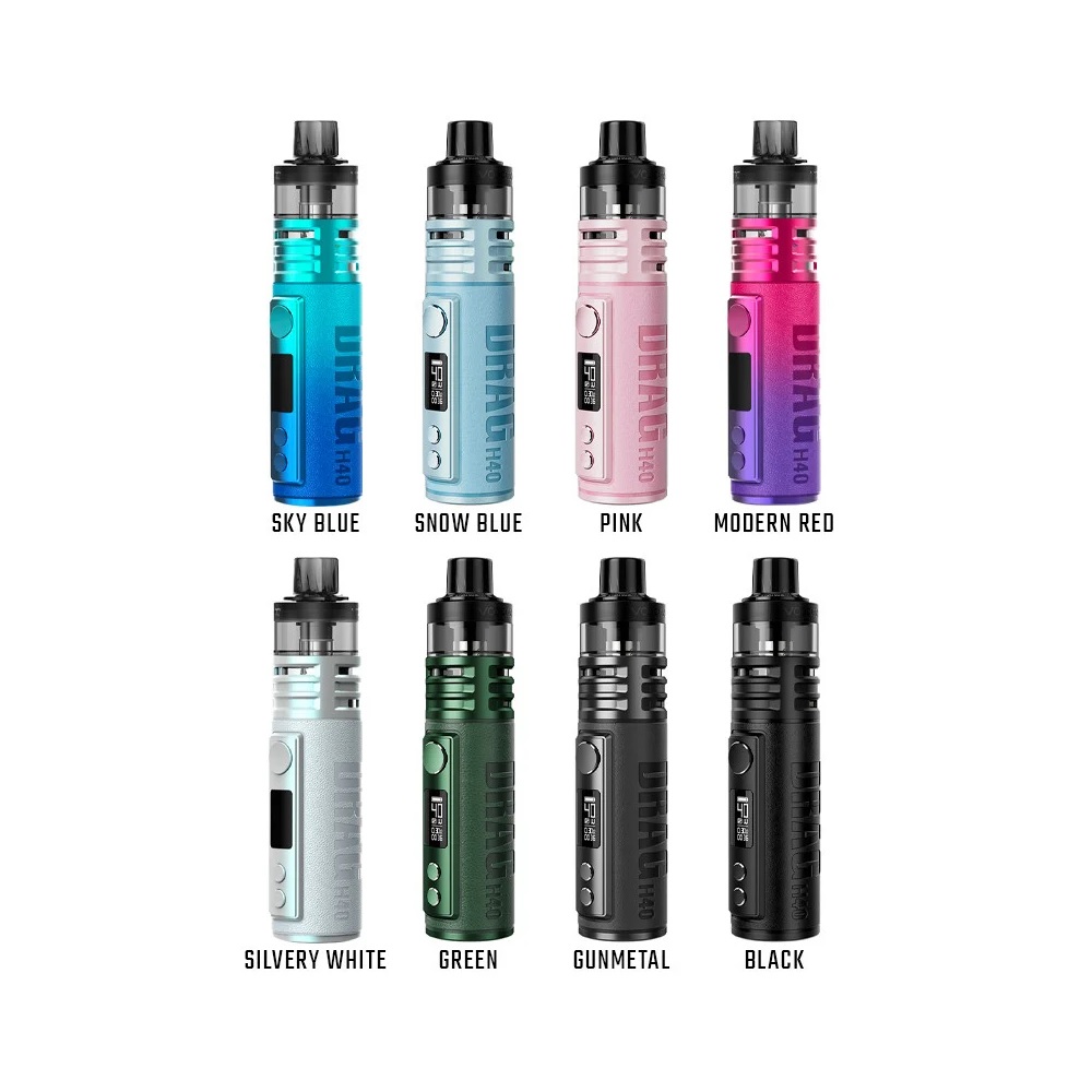 Voopoo DRAG H40 Pod Kit 1500mAh Black - электронная сигарета подсистема оригинал