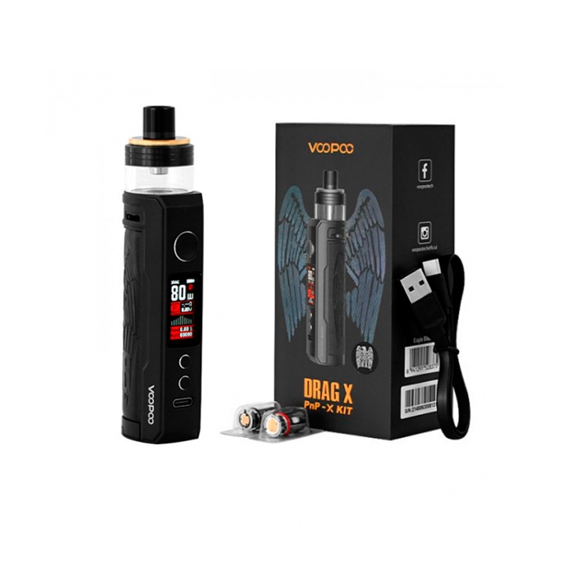 Voopoo DRAG X PnP-X Kit 80W - електронна сигарета підсистема оригінал
