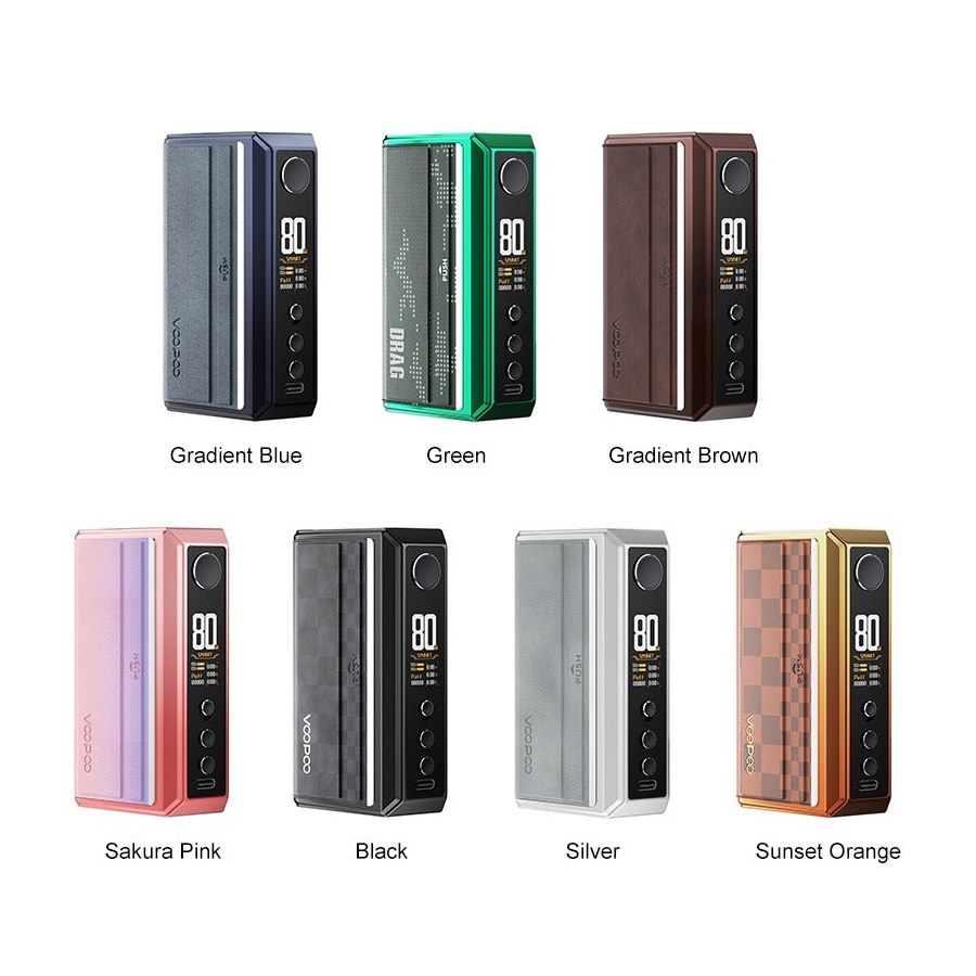 Бокс мод VOOPOO DRAG 5 177W оригінал Black