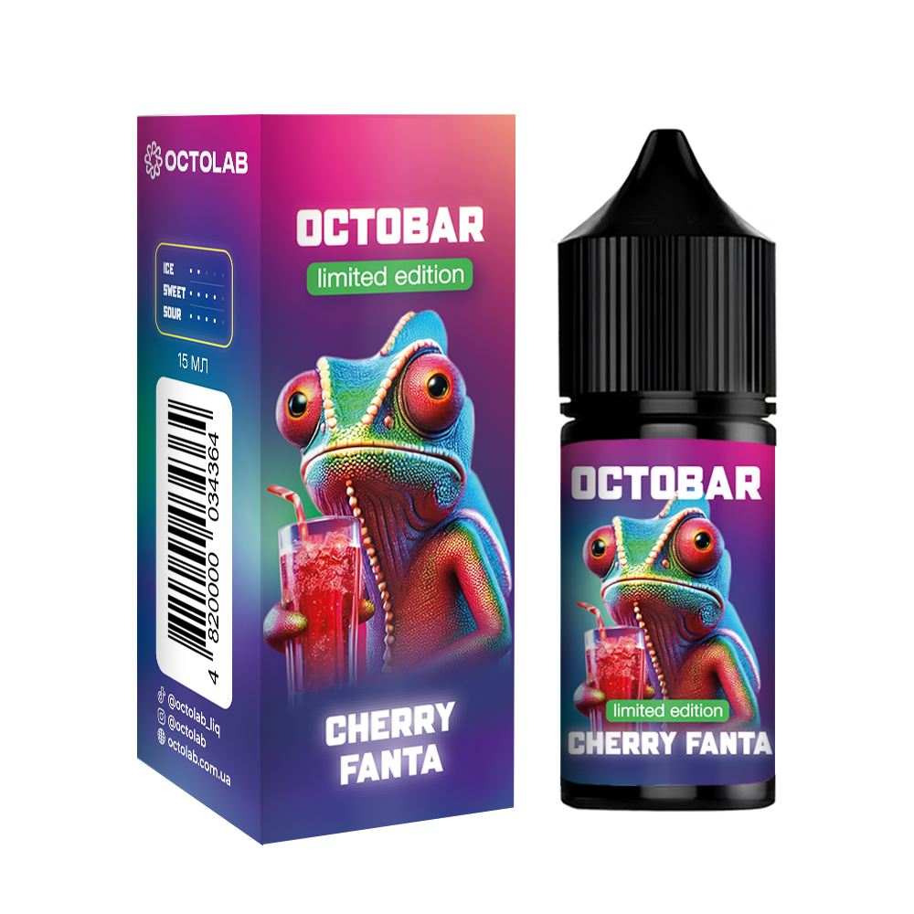 Комплект Octobar 30 мл Cherry fanta (Вишнева фанта)