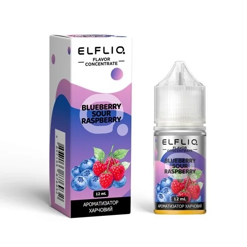 Комплект ELFLIQ 30 мл Blueberry Sour Raspberry (Чорниця Малина)