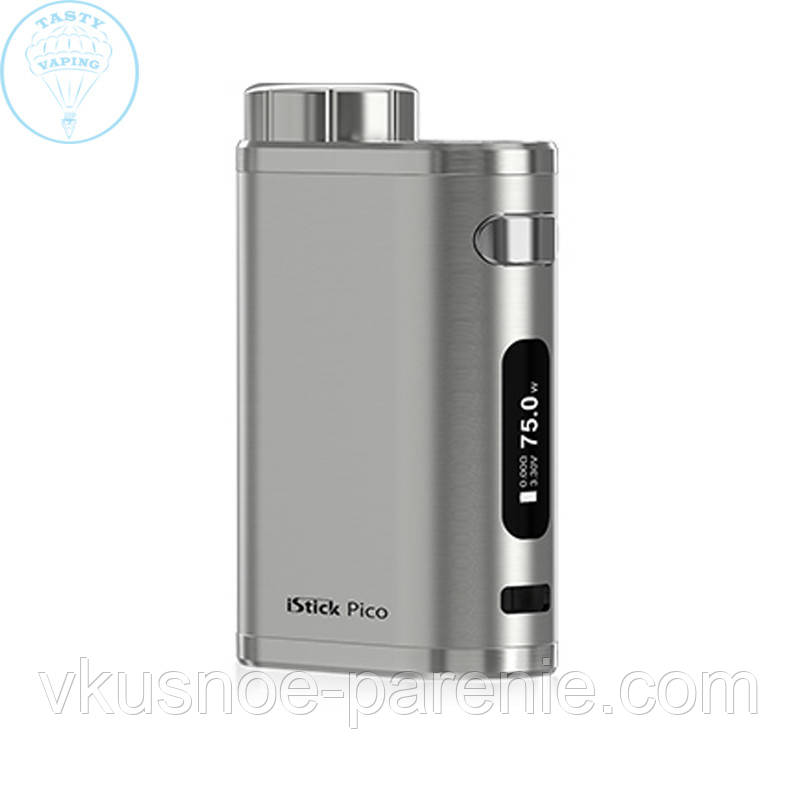 Батарейный МОД Eleaf iStick Pico 75w (варивольт/вариватт/ТК) стальной