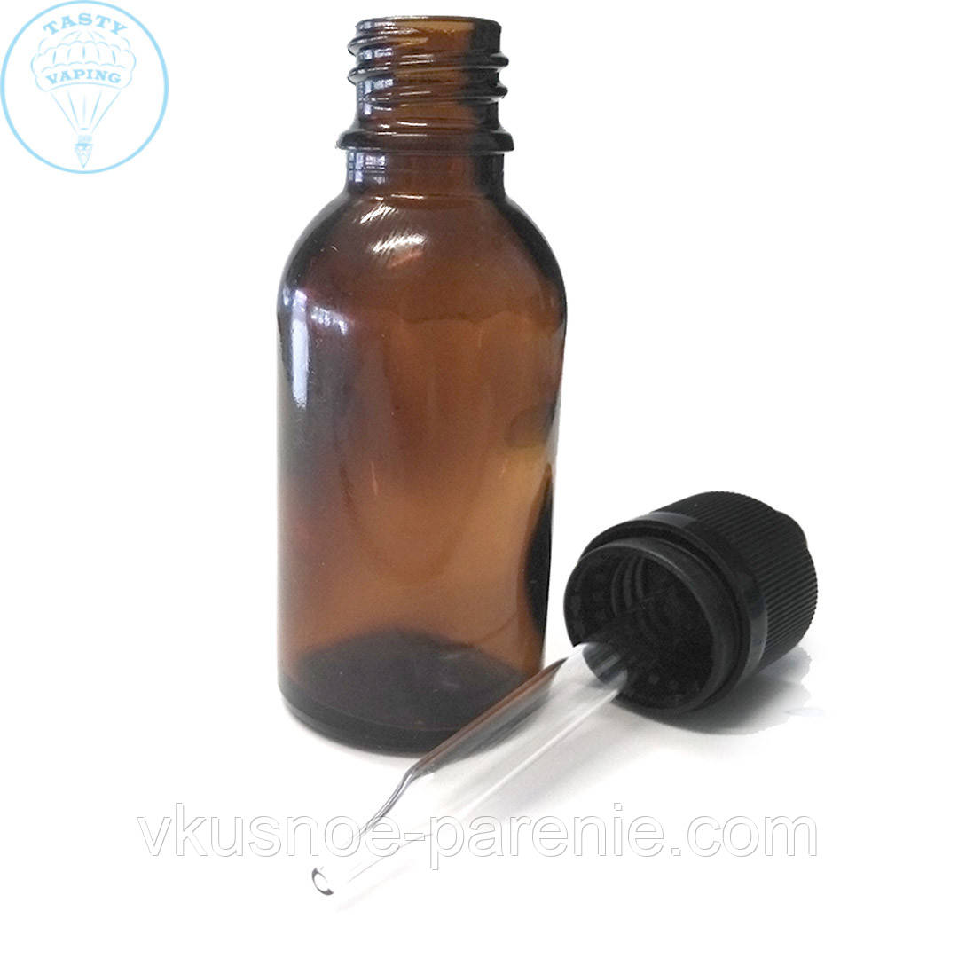 Флакон 30 мл, піпетка з тонким носиком, скло