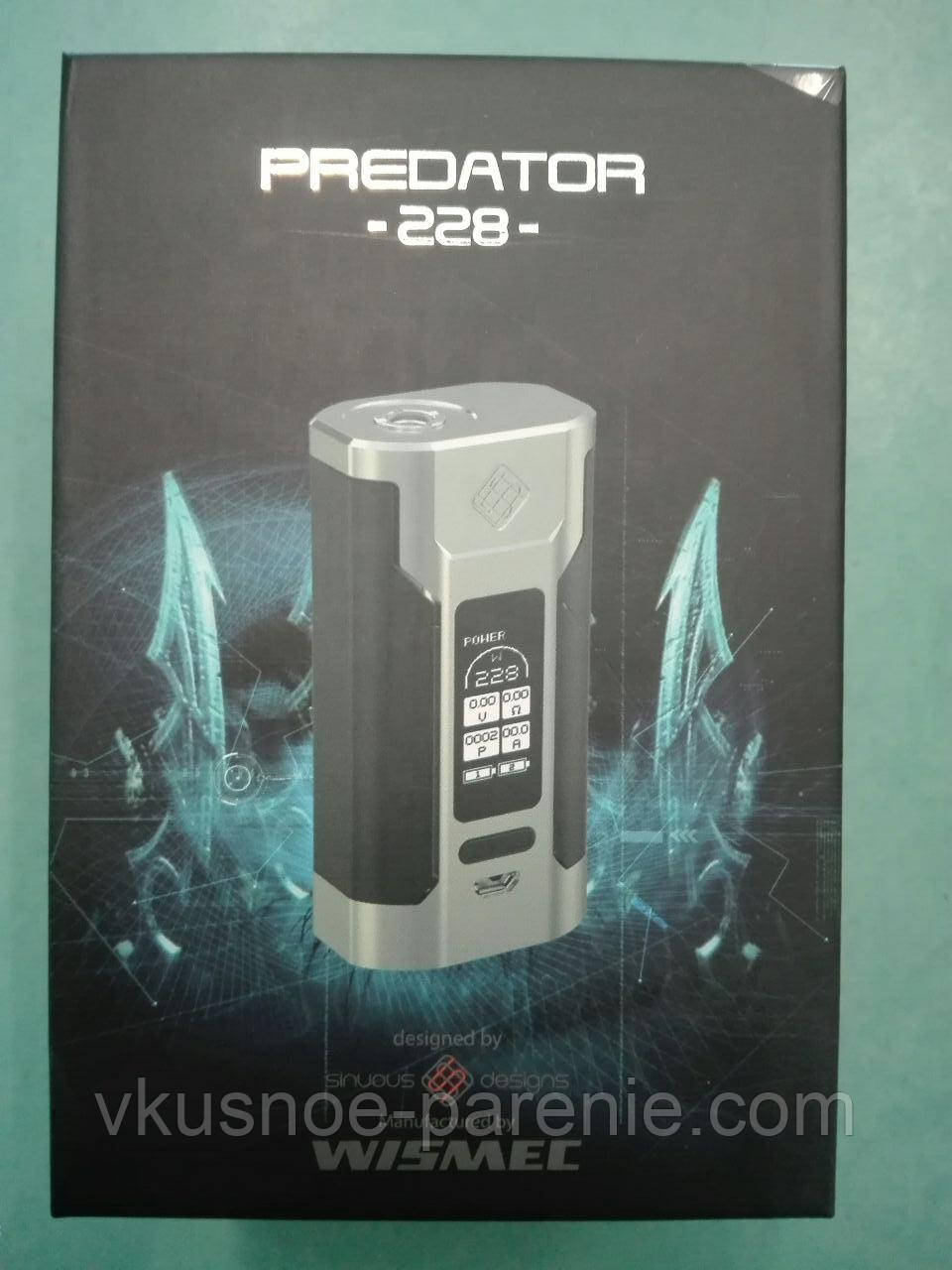 Бокс мод Wismec Predator 228 (оригінал) Чорний